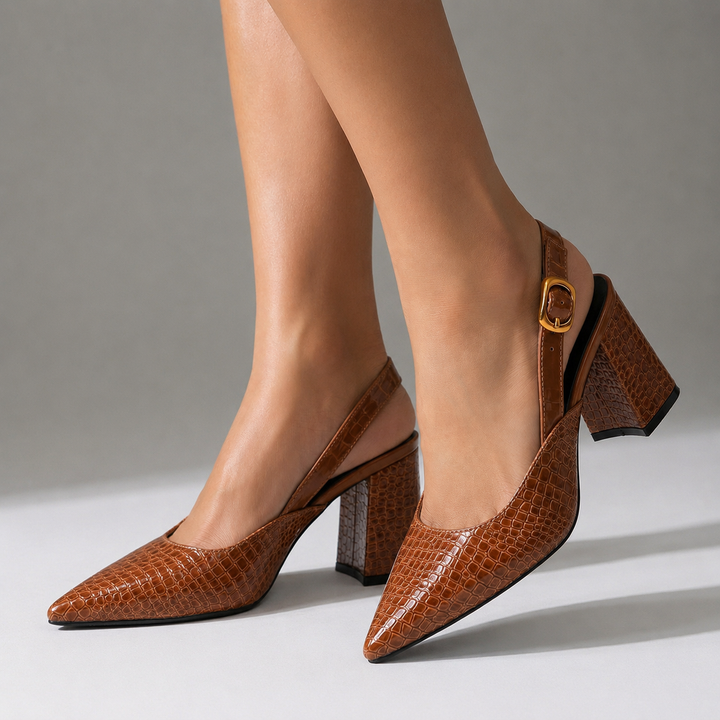 Aveline™ | Orthopedic Embossed Slingback
