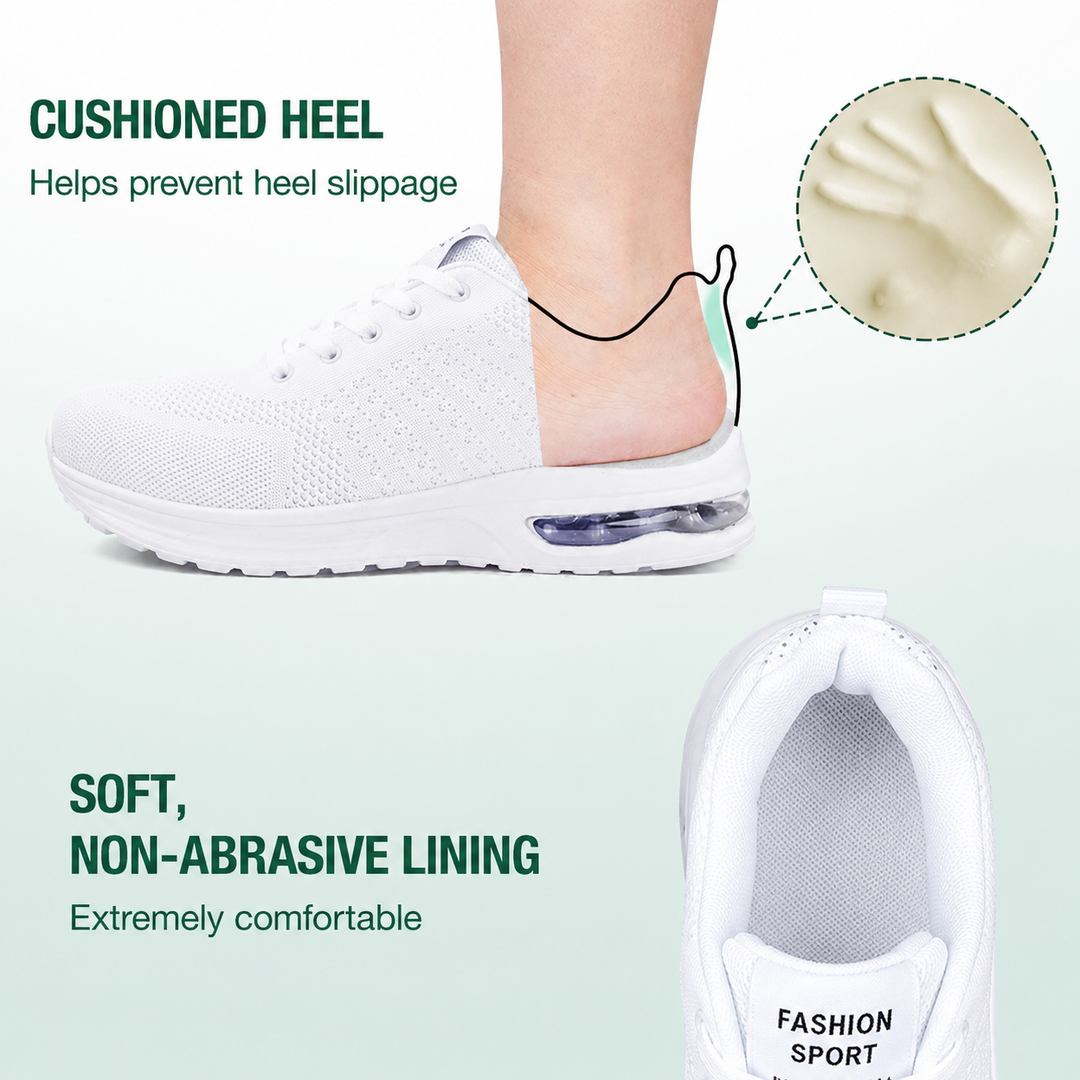 SanoWalk | All-White Orthopedic Comfort Shoes