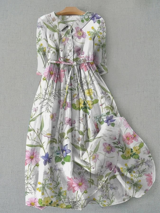 Dahlia Dress — Floral Spring Elegance