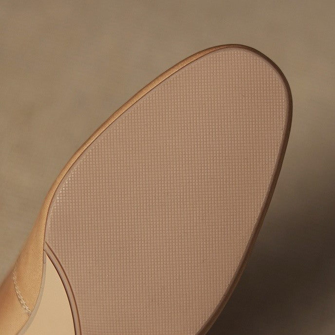 Corinne Leather Round Toe Mary Jane