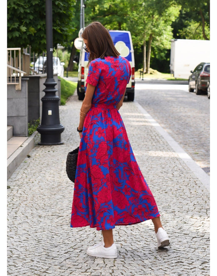 Anna - Dress with Floral Print Spring