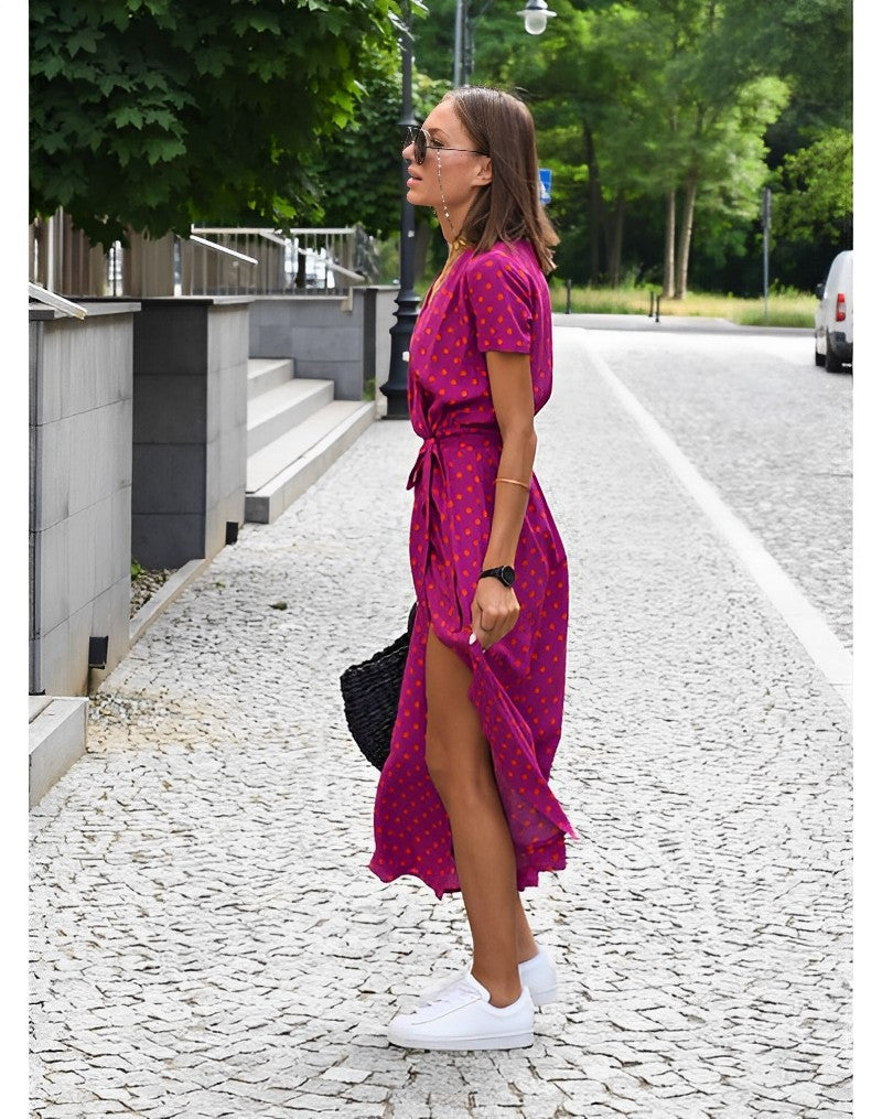 Anna - Dress with Floral Print Spring