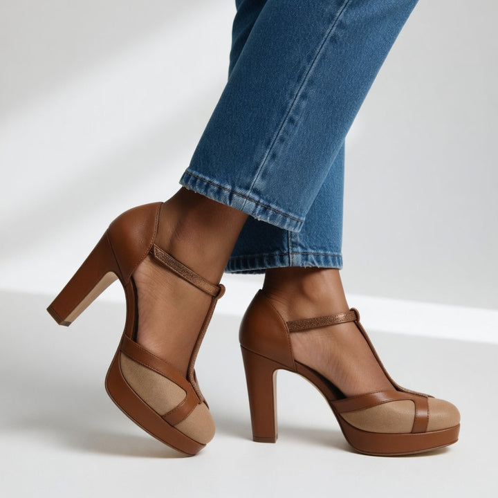 Ewa - Comfort Ankle Heel