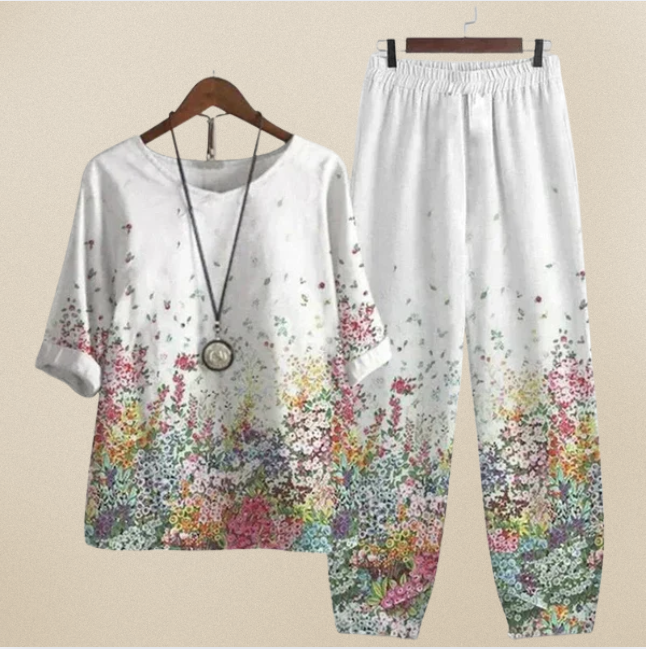 Lilou | Elegant Two-Piece Spring Summer Set