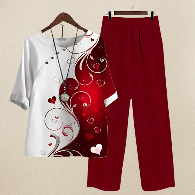 Lilou | Elegant Two-Piece Spring Summer Set