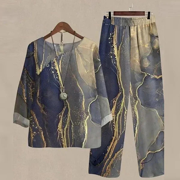 Lilou | Elegant Two-Piece Spring Summer Set