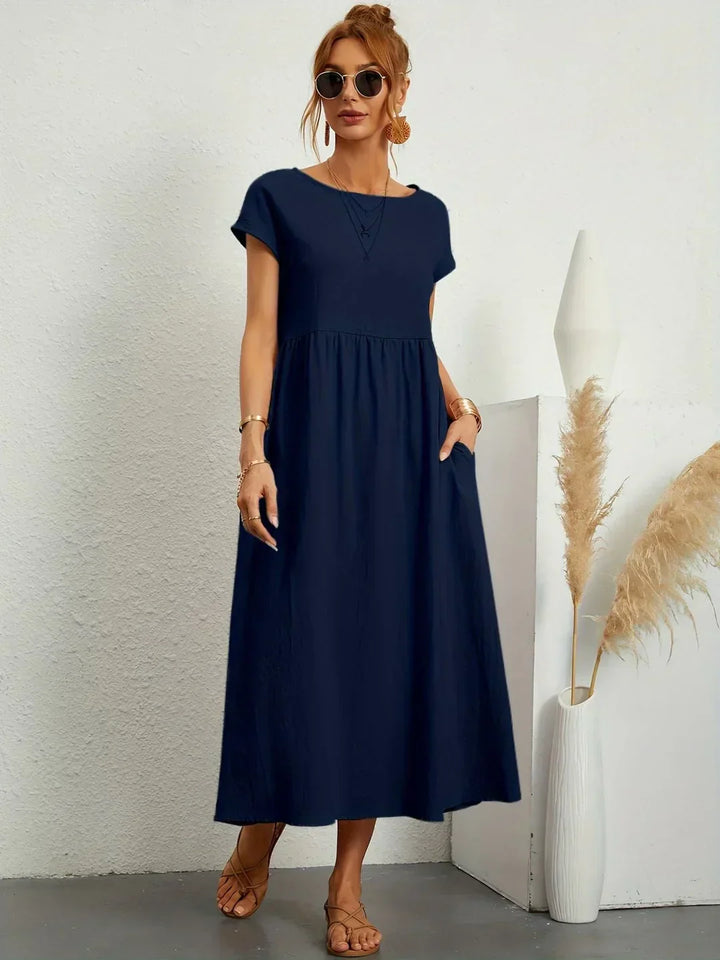Gabrielle™ — Timeless Elegant Flowing Midi Dress