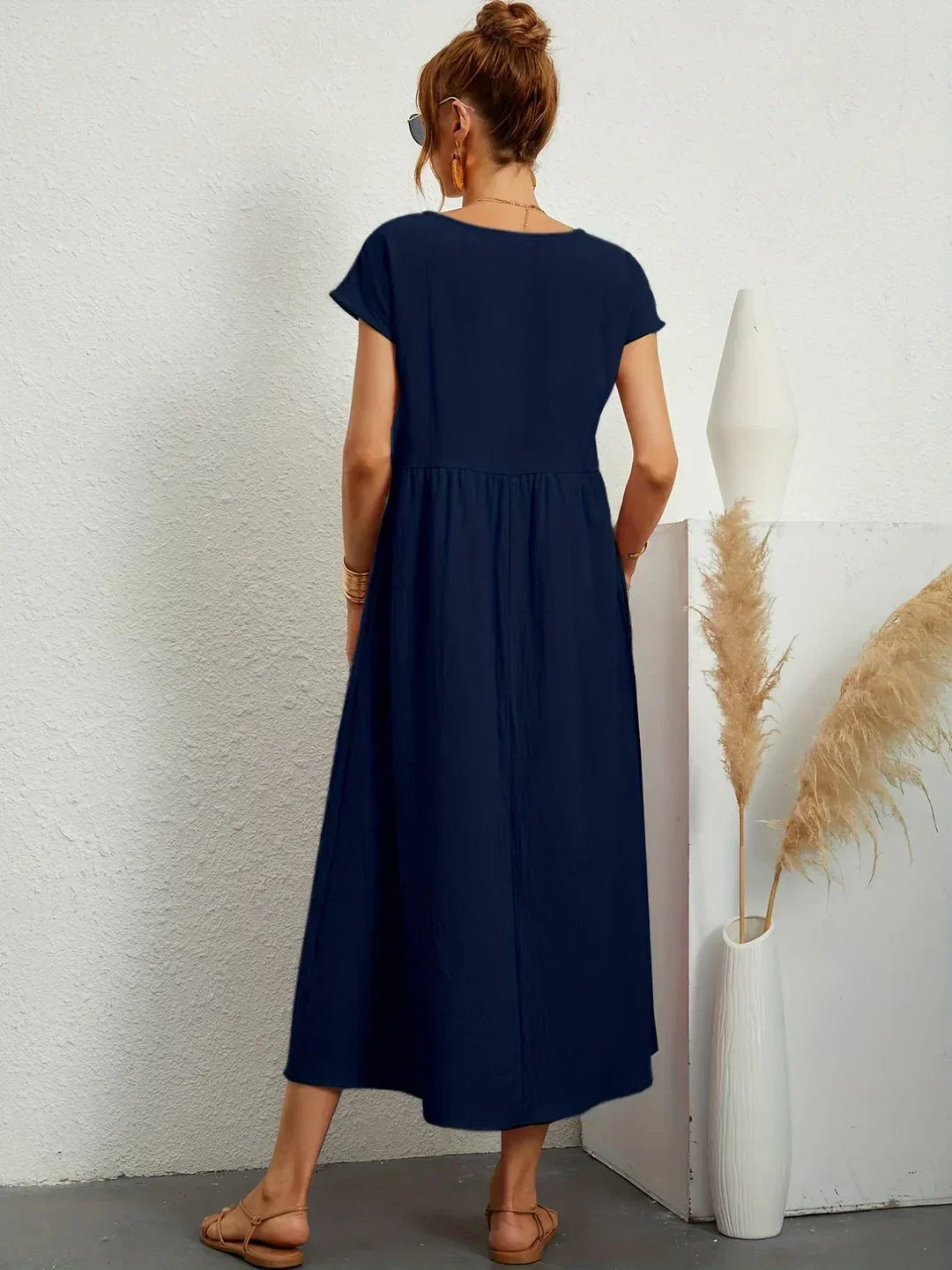 Gabrielle™ — Timeless Elegant Flowing Midi Dress