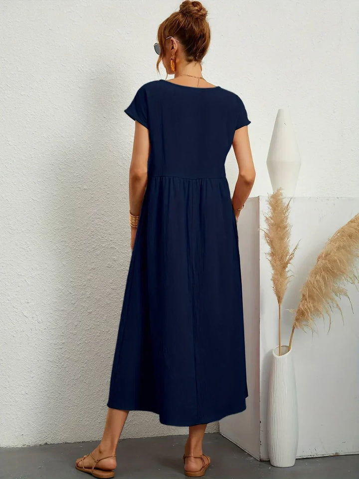 Gabrielle™ — Timeless Elegant Flowing Midi Dress
