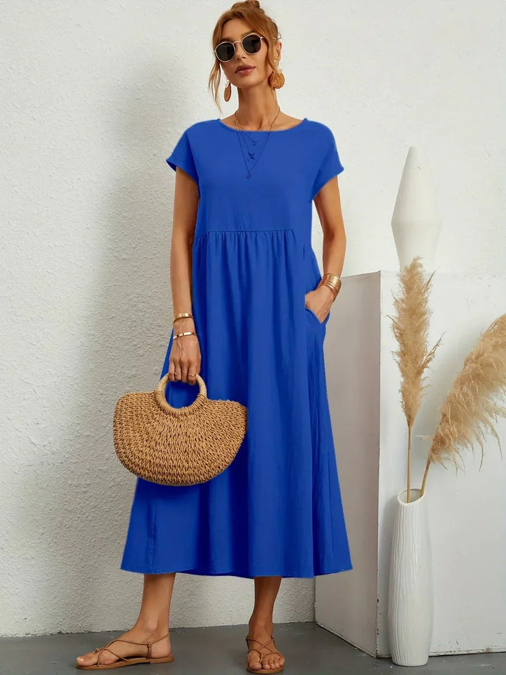 Gabrielle™ — Timeless Elegant Flowing Midi Dress