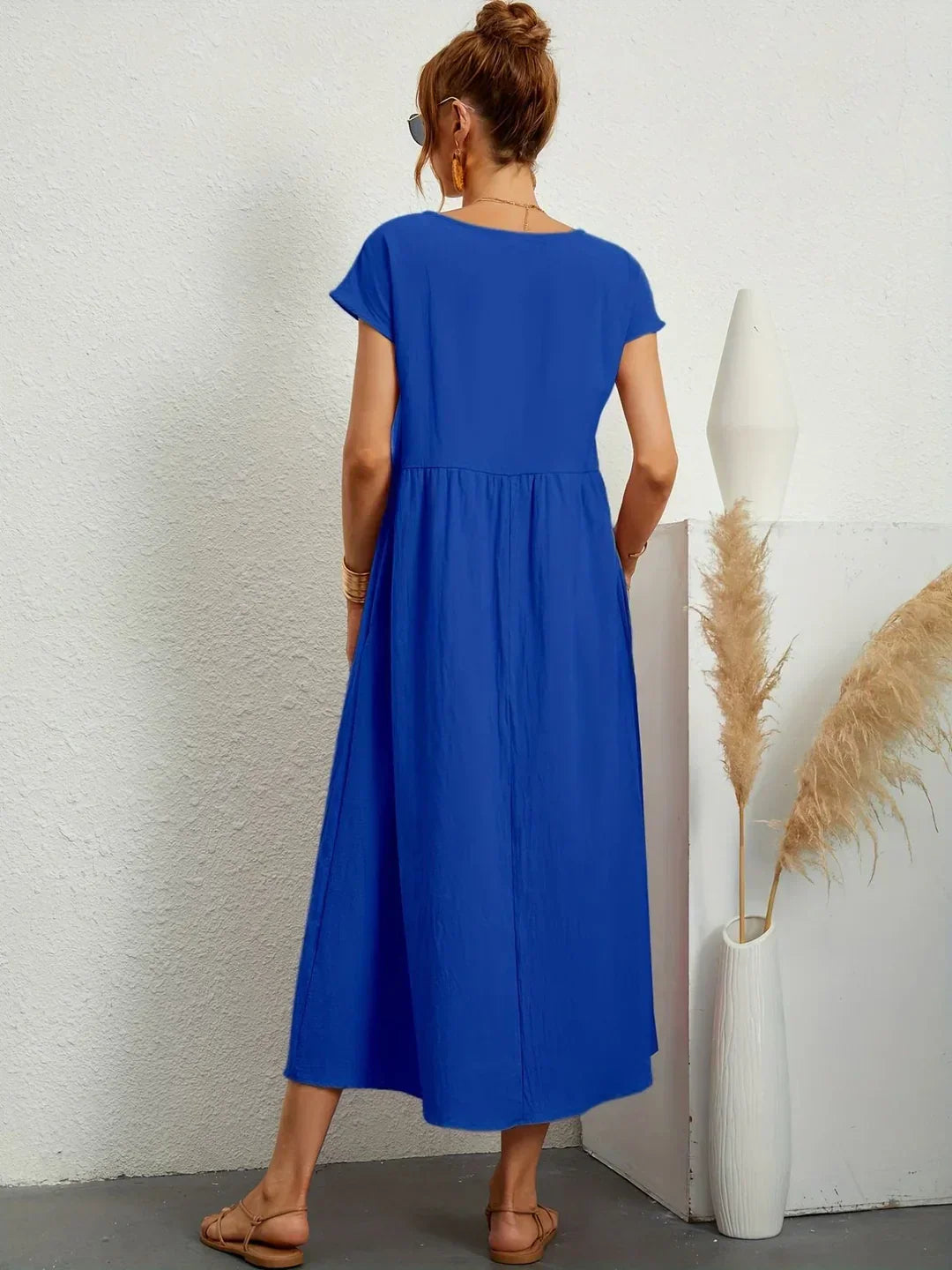 Gabrielle™ — Timeless Elegant Flowing Midi Dress