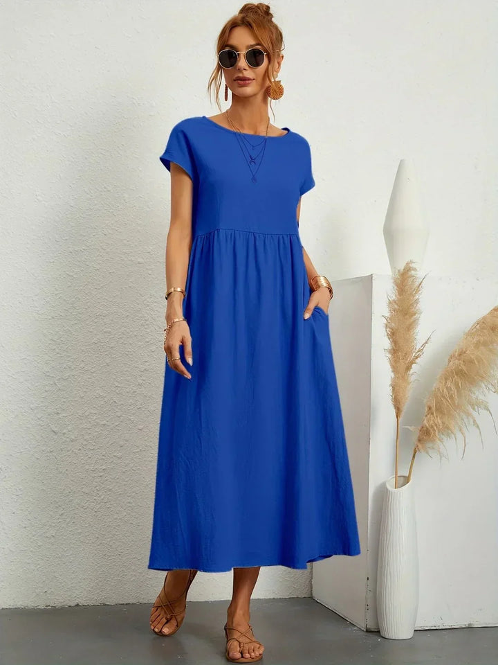 Gabrielle™ — Timeless Elegant Flowing Midi Dress