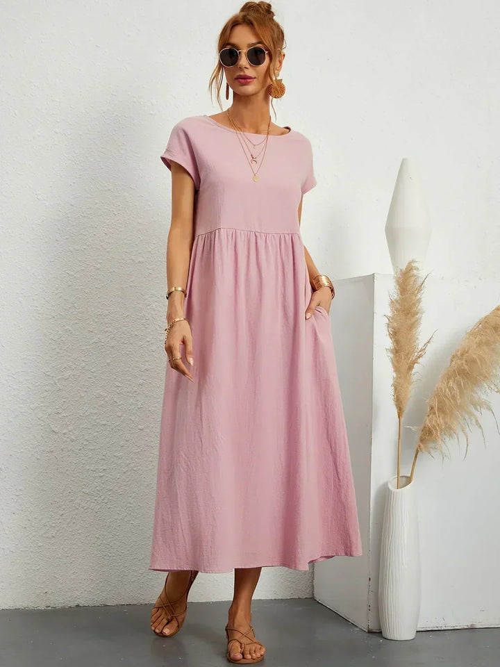 Gabrielle™ — Timeless Elegant Flowing Midi Dress