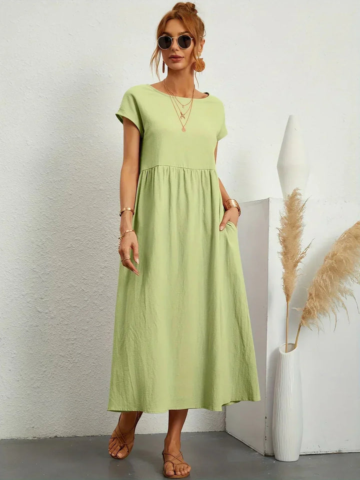 Gabrielle™ — Timeless Elegant Flowing Midi Dress