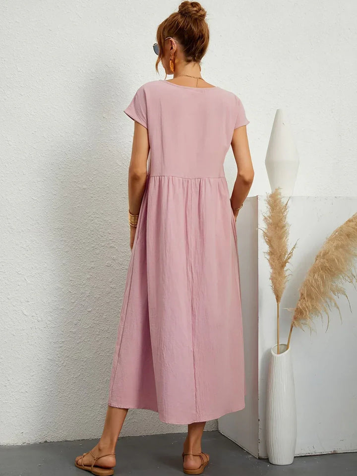 Gabrielle™ — Timeless Elegant Flowing Midi Dress