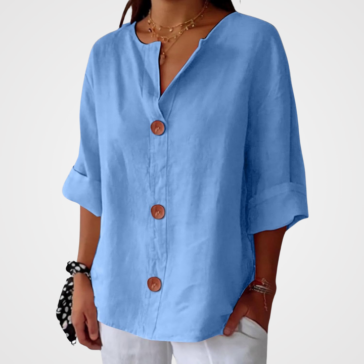 Hazel | Loose-fitting Spring Blouse