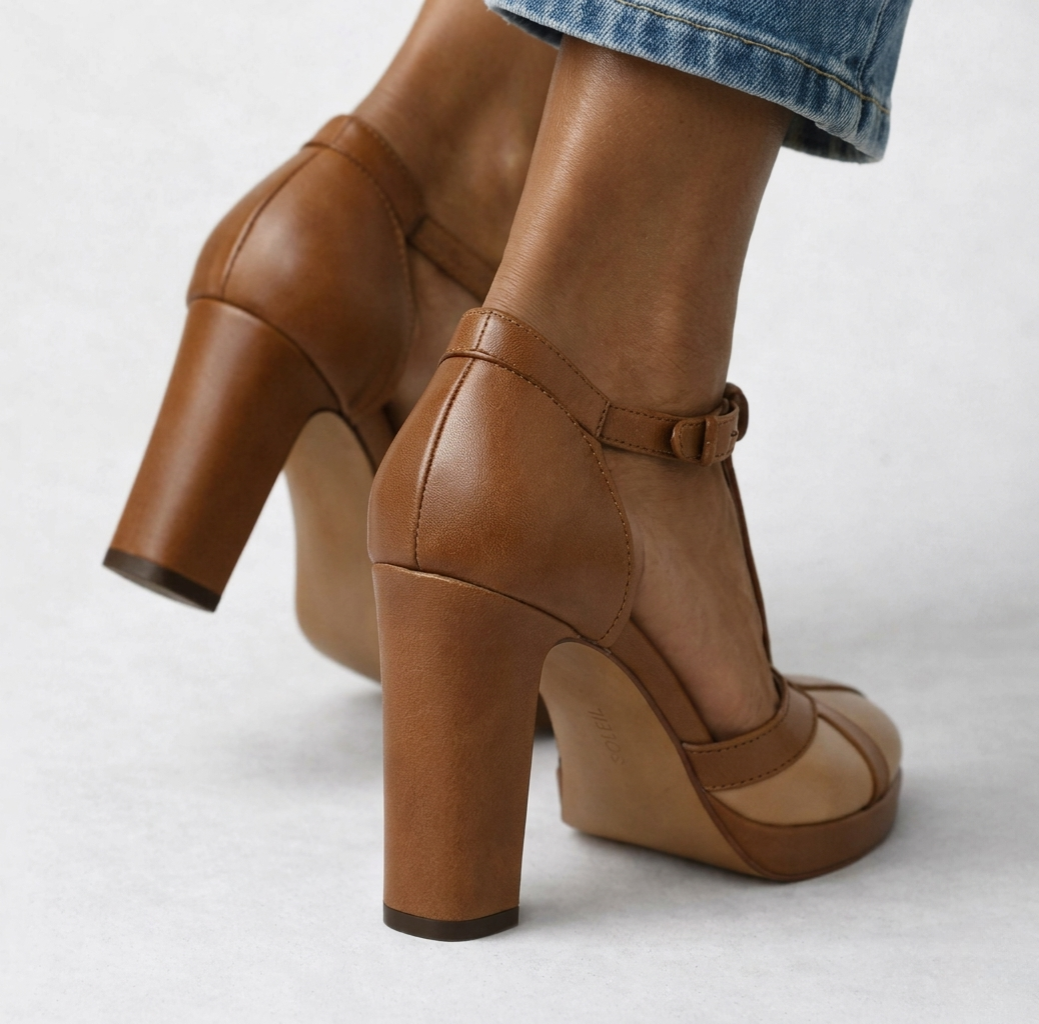 Ewa - Comfort Ankle Heel