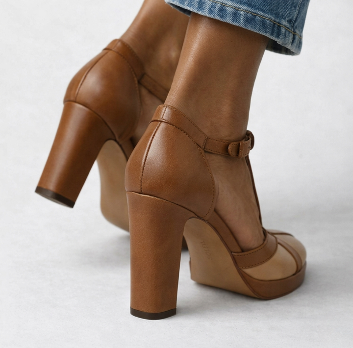 Ewa - Comfort Ankle Heel