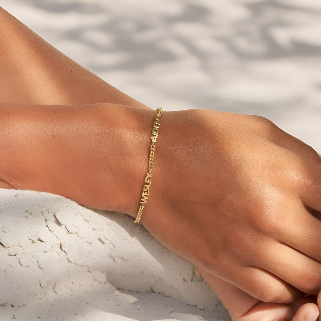 LUCILLE – PERSONALISED NAME BRACELET