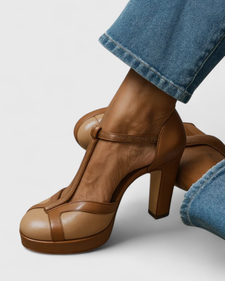 Ewa - Comfort Ankle Heel