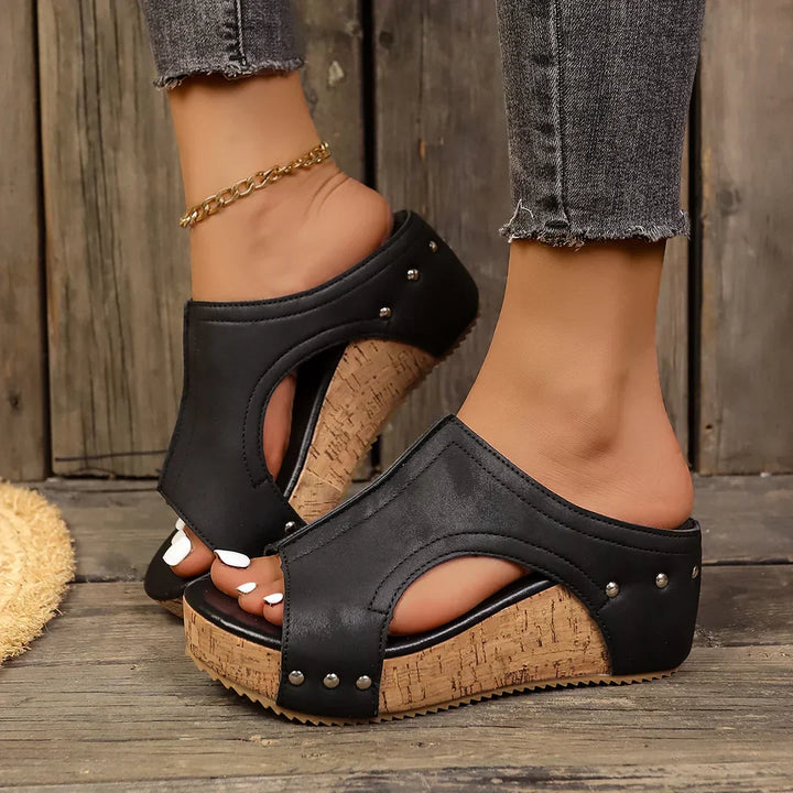 Sofia – Lumi Stud Wedges