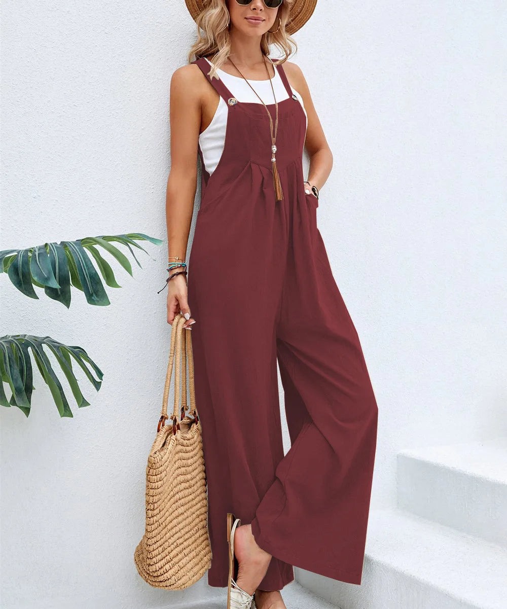 Ella | Relaxed Strap Jumpsuit