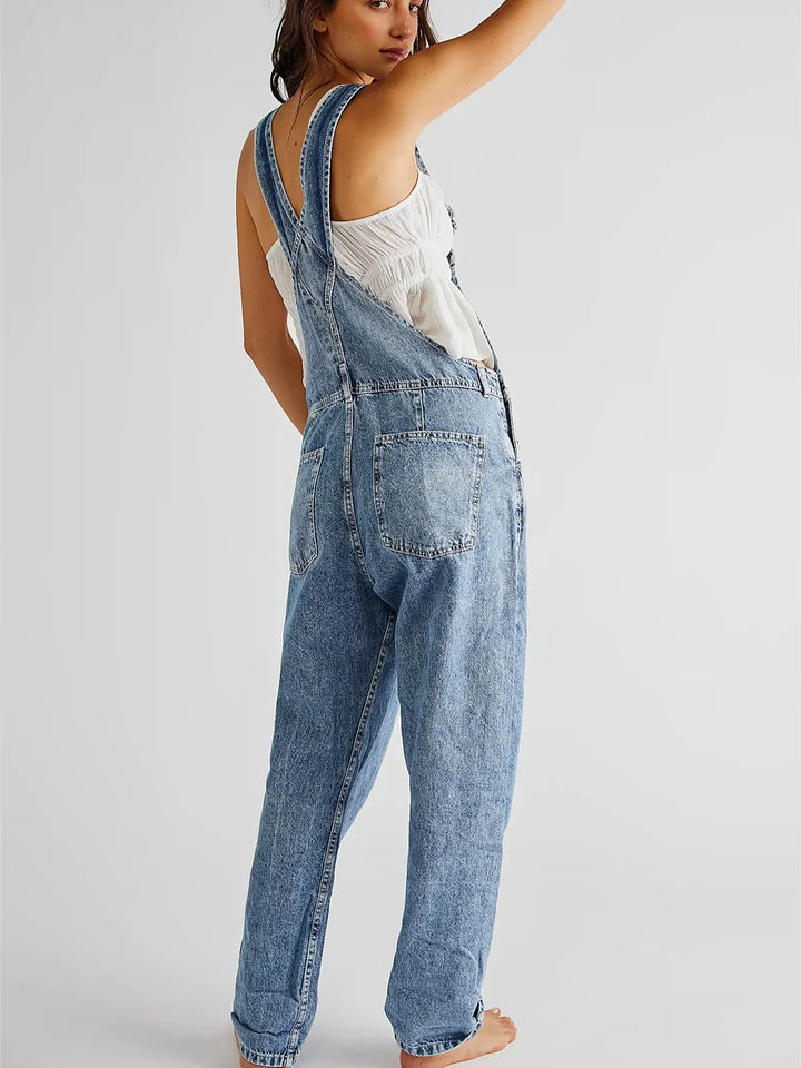 EMMA - Casual Denim Jumpsuit