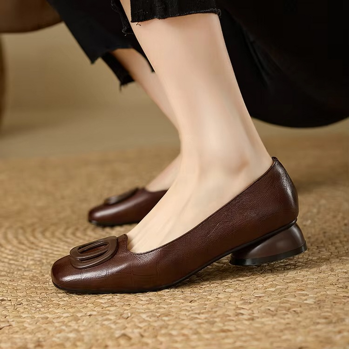 Amara™ | Elegant Leather Flats