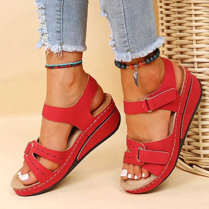 Sandy - Cushioned Wedge Sandal