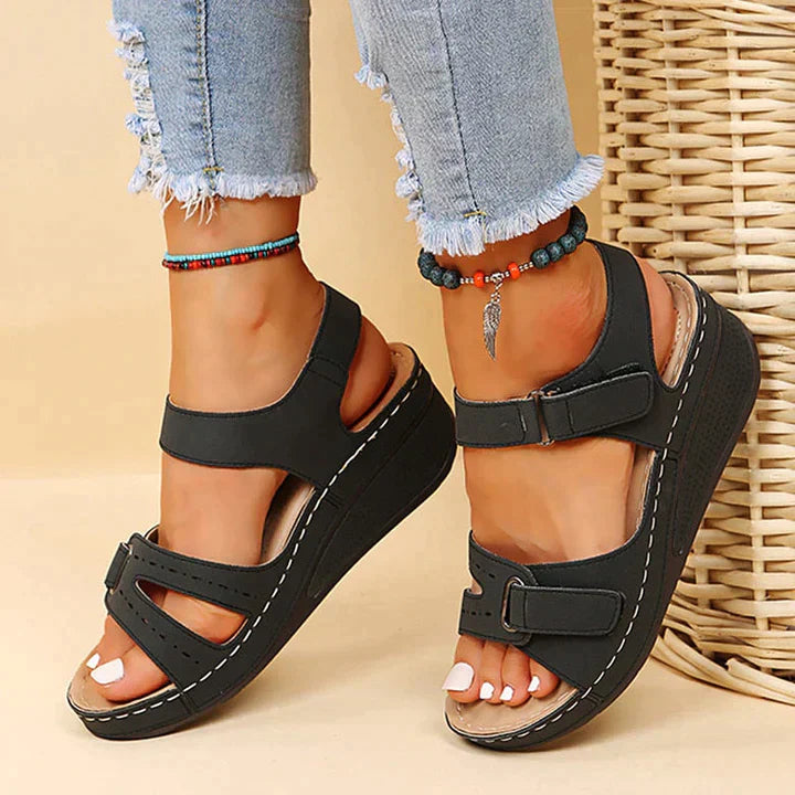 Sandy - Cushioned Wedge Sandal