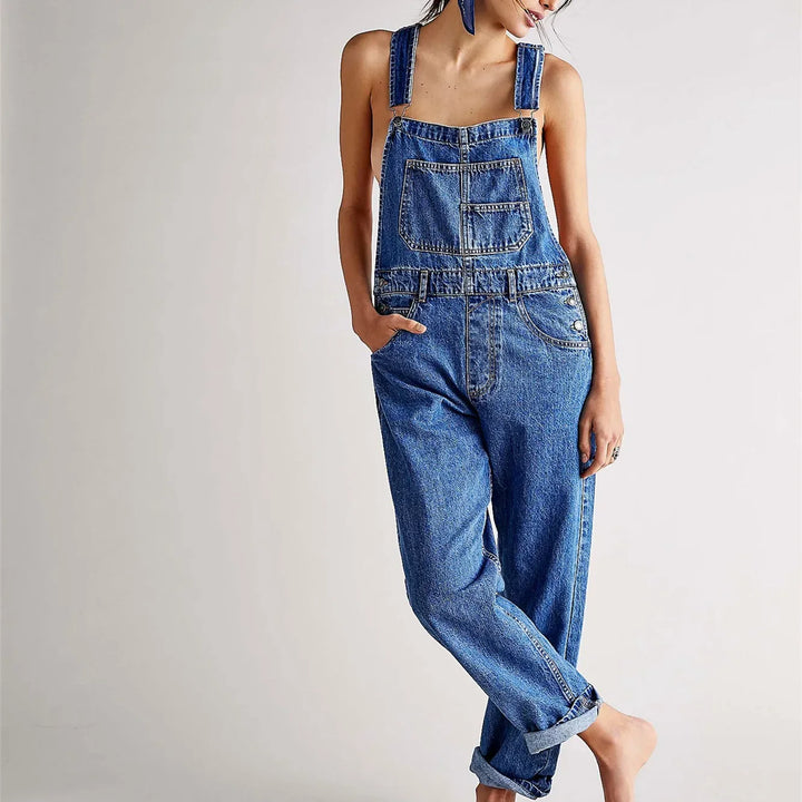 EMMA - Casual Denim Jumpsuit
