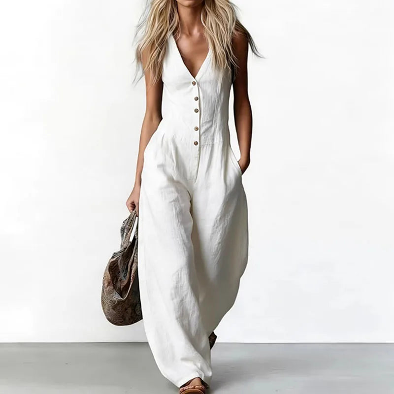 Mary | Elegant Sleeveless Jumpsuit