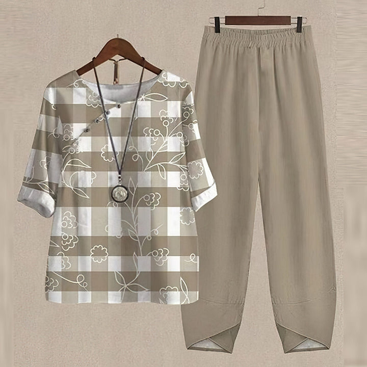 Lilou | Elegant Two-Piece Spring Summer Set