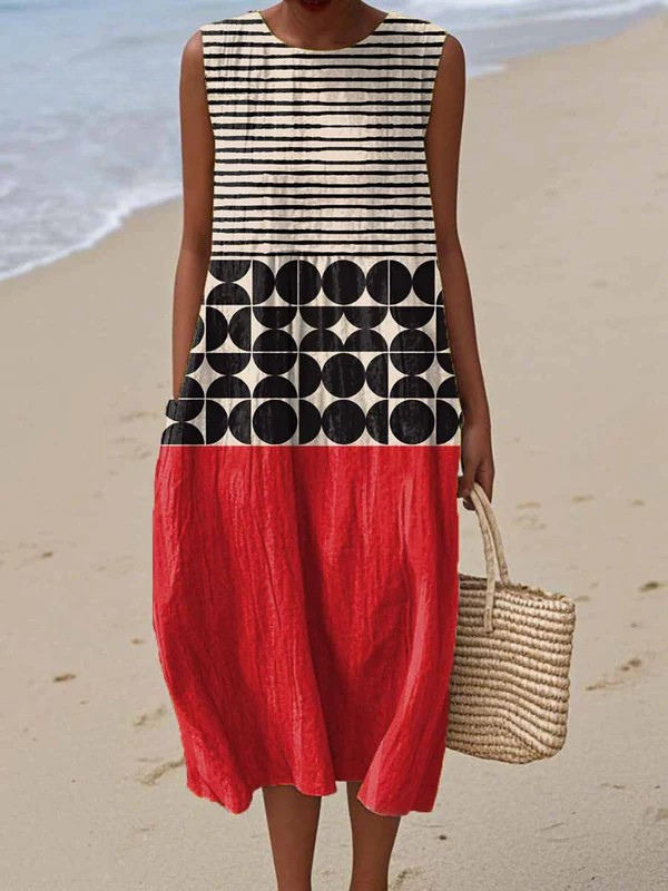 Juliana | Printed Midi Dress