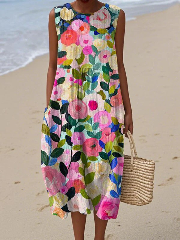 Luciana | Elegant Printed Dress
