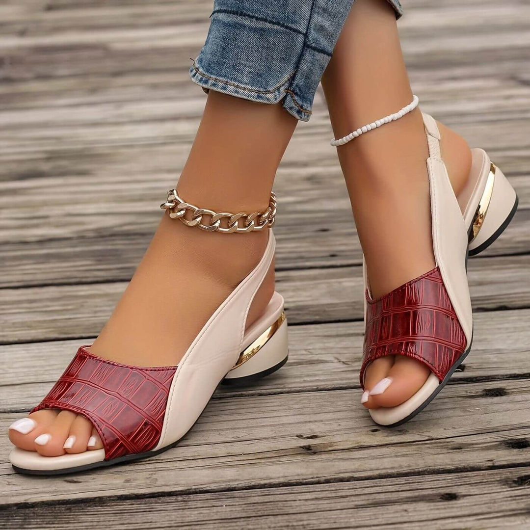 Grace – Slingback Open Toe Heels