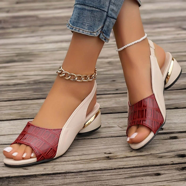 Grace – Slingback Open Toe Heels