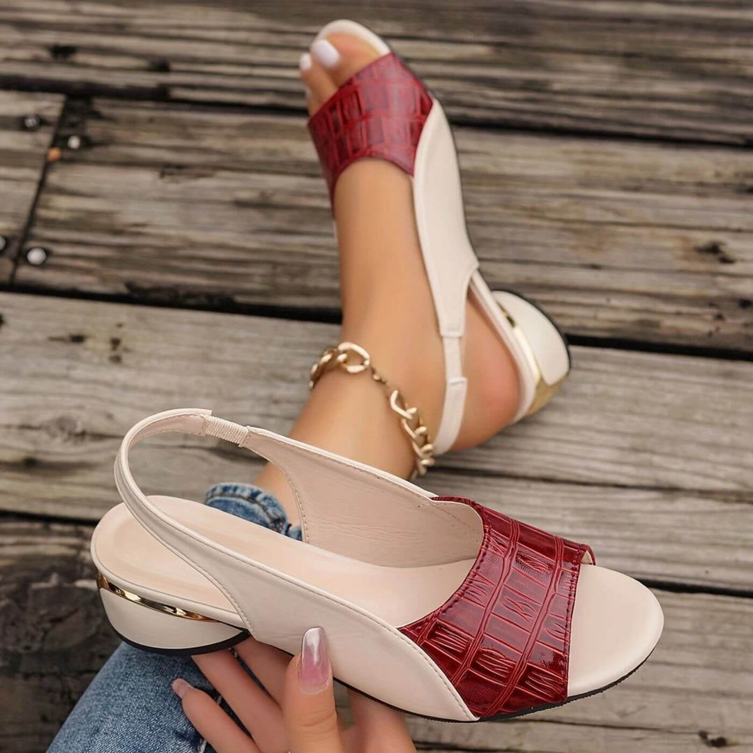 Grace – Slingback Open Toe Heels