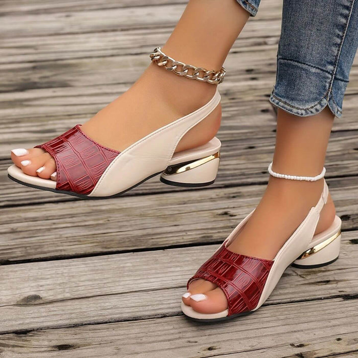 Grace – Slingback Open Toe Heels