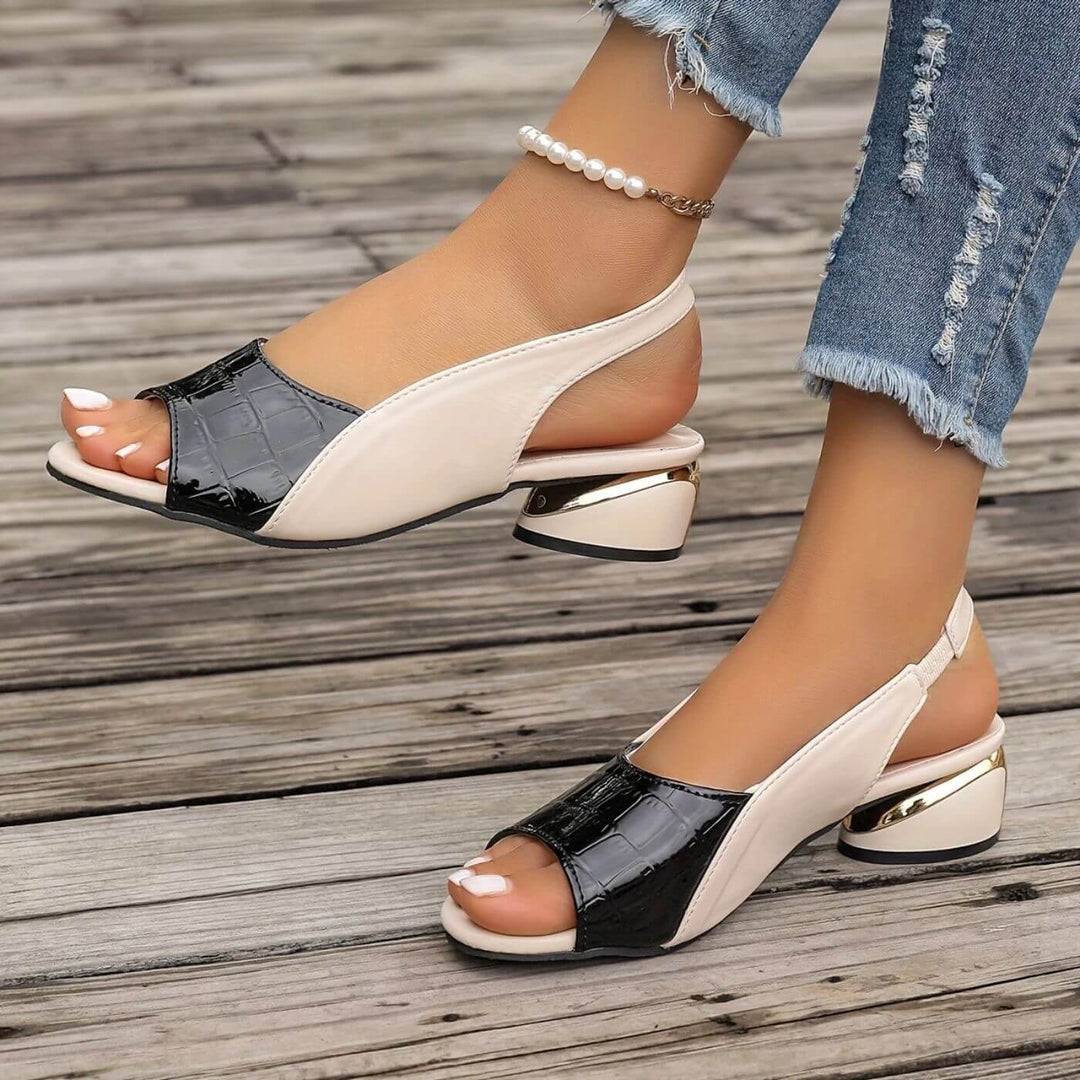 Grace – Slingback Open Toe Heels