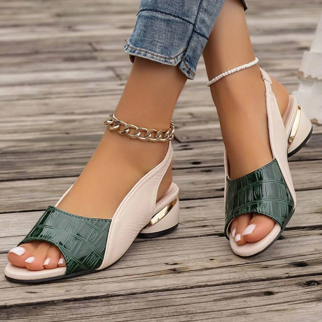 Grace – Slingback Open Toe Heels