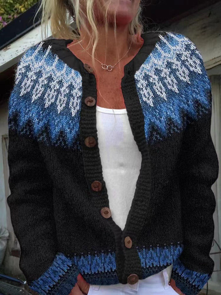 Helen | Vintage Handcrafted Icelandic Cardigan