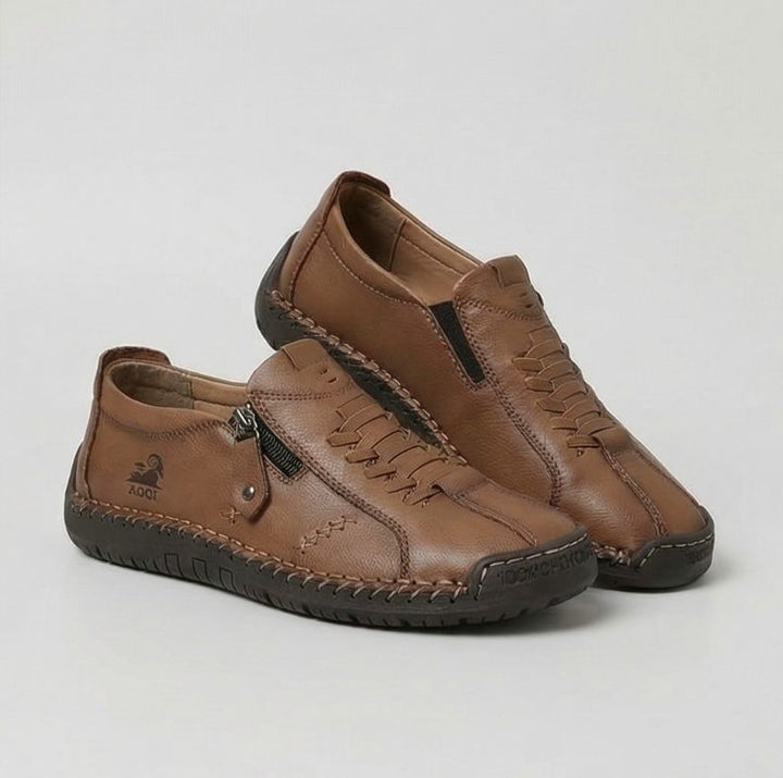 Aria | Elegant Comfort Zip-Up Shoes