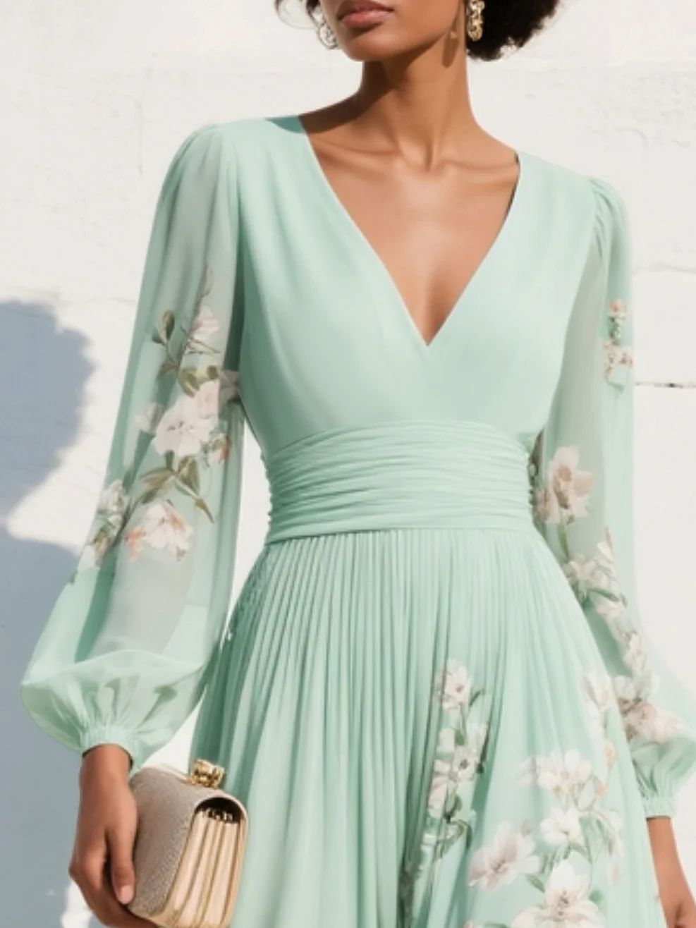Sarah™ | Spring Bloom Elegance Dress