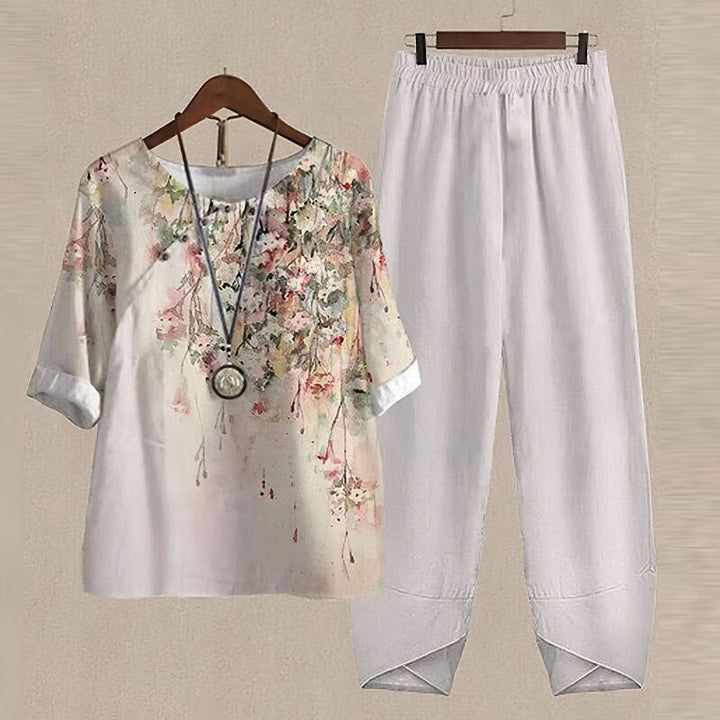 Lilou | Elegant Two-Piece Spring Summer Set