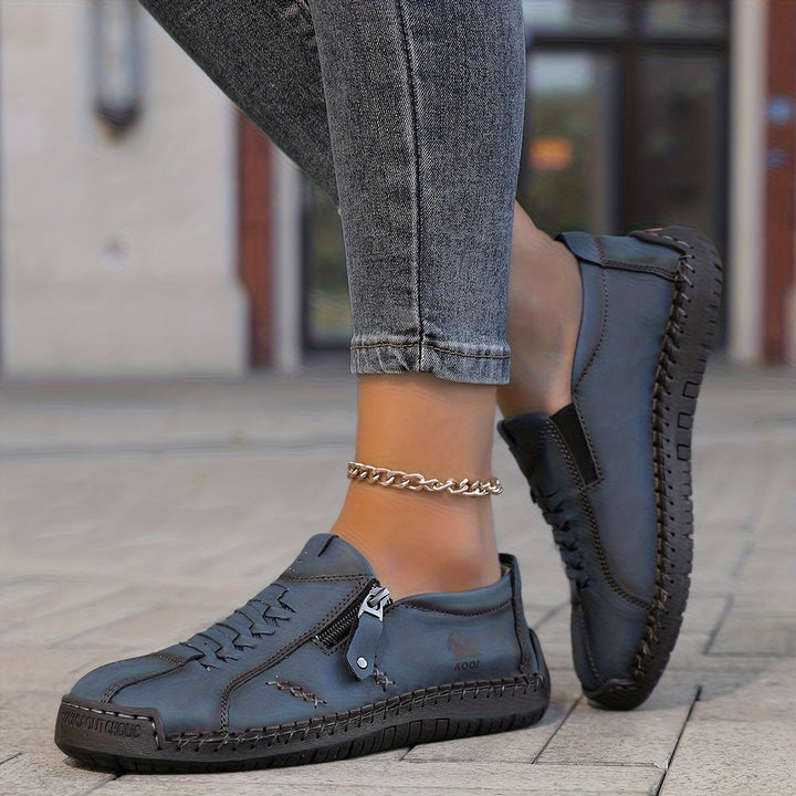 Aria | Elegant Comfort Zip-Up Shoes