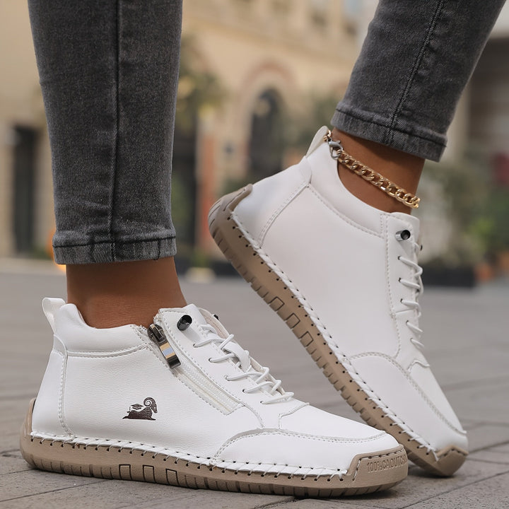 Mila | Comfortable Orthopedic Zip-Up Sneakers