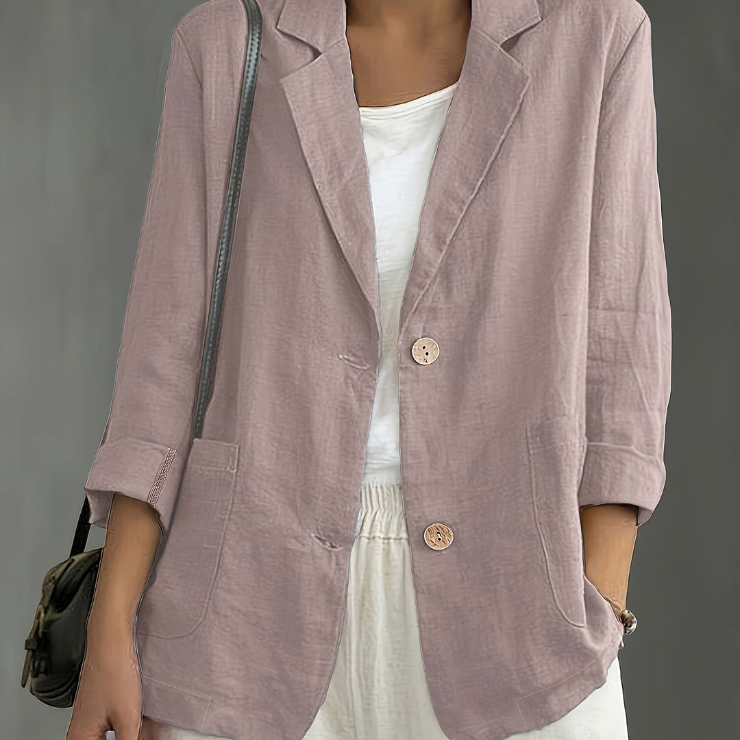 Margaret – Casual Cotton Blazer
