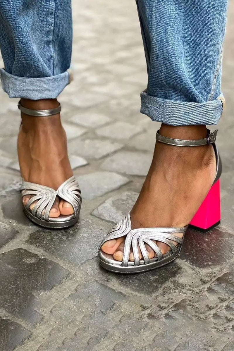Sofia | Chunky Heel Sandals
