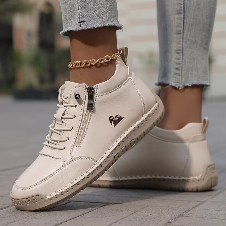 Mila | Comfortable Orthopedic Zip-Up Sneakers